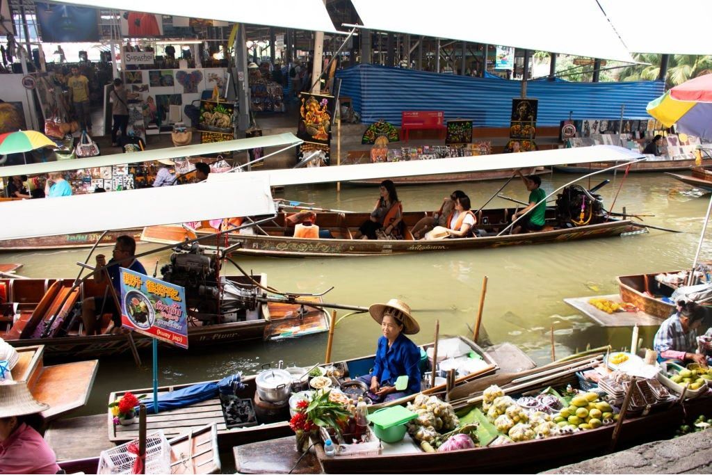 Marché flottant Damnoen Saduak